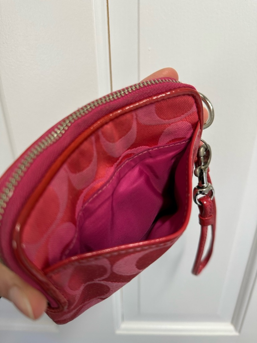 Coach Poppy Signature Wristlet Wallet - Picture 5 of 10